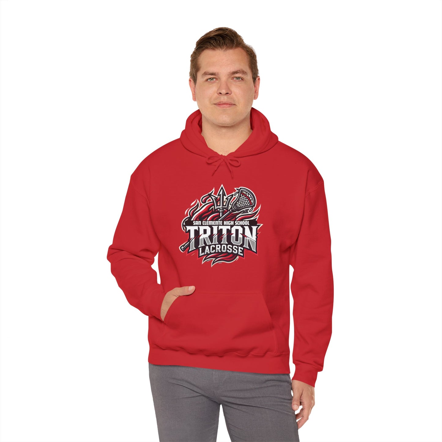 Unisex Heavy Blend™ Hooded Sweatshirt Flame Logo