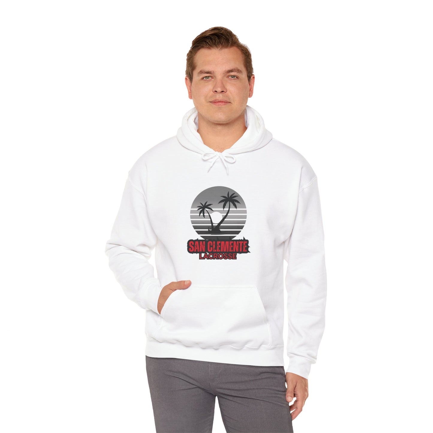 Unisex Heavy Blend™ Hooded Sweatshirt Sunset Logo