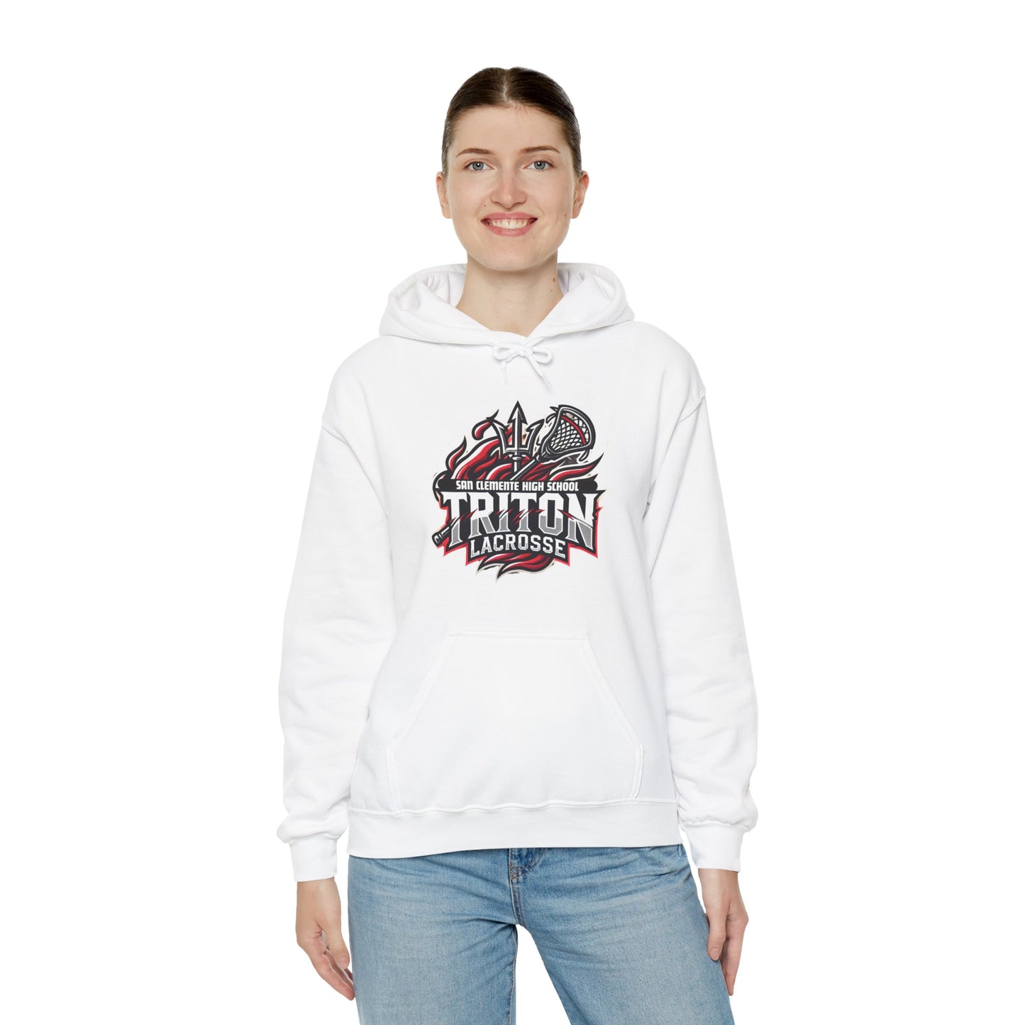 Unisex Heavy Blend™ Hooded Sweatshirt Flame Logo