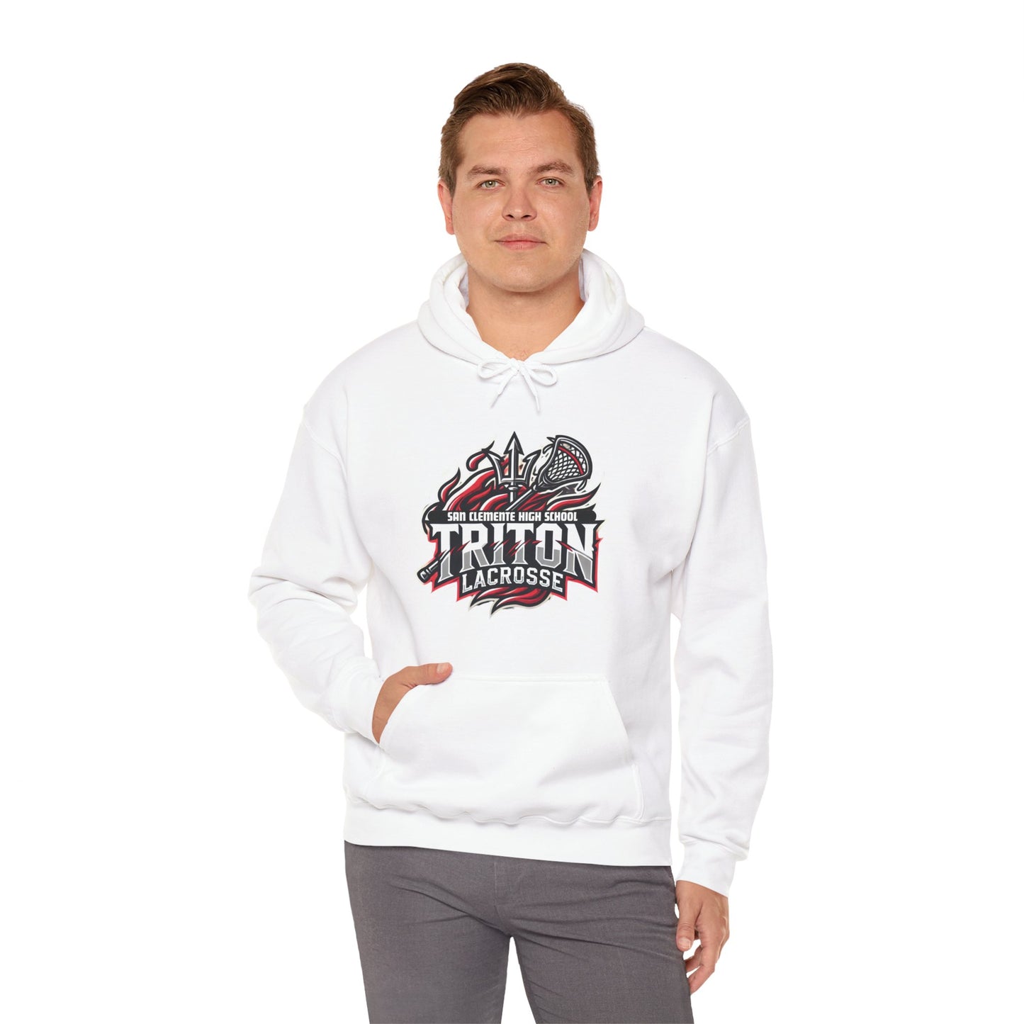 Unisex Heavy Blend™ Hooded Sweatshirt Flame Logo