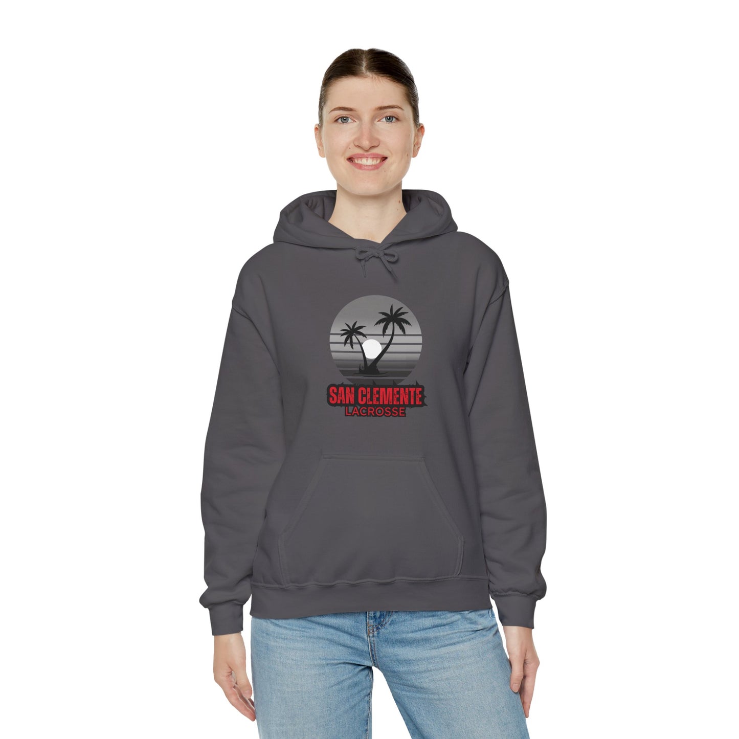 Unisex Heavy Blend™ Hooded Sweatshirt Sunset Logo