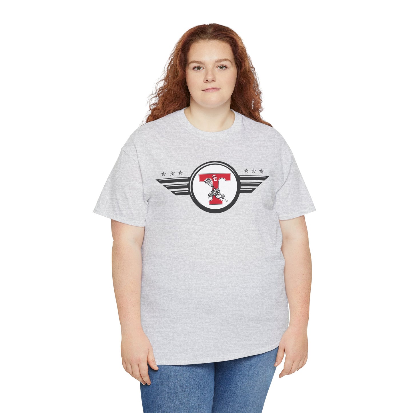 San Clemente Lacrosse Unisex Heavy Cotton Tee Aviation T-shirt