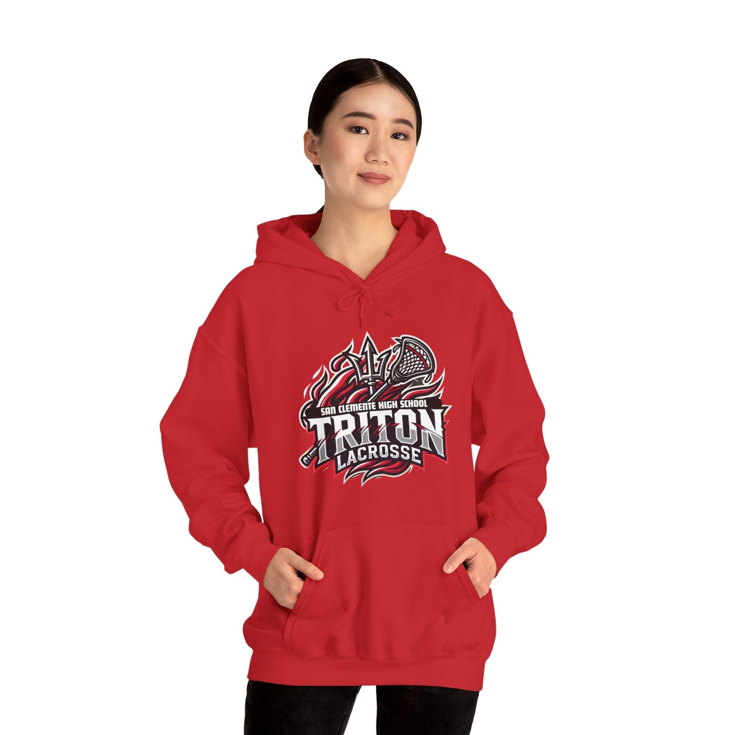 Unisex Heavy Blend™ Hooded Sweatshirt Flame Logo