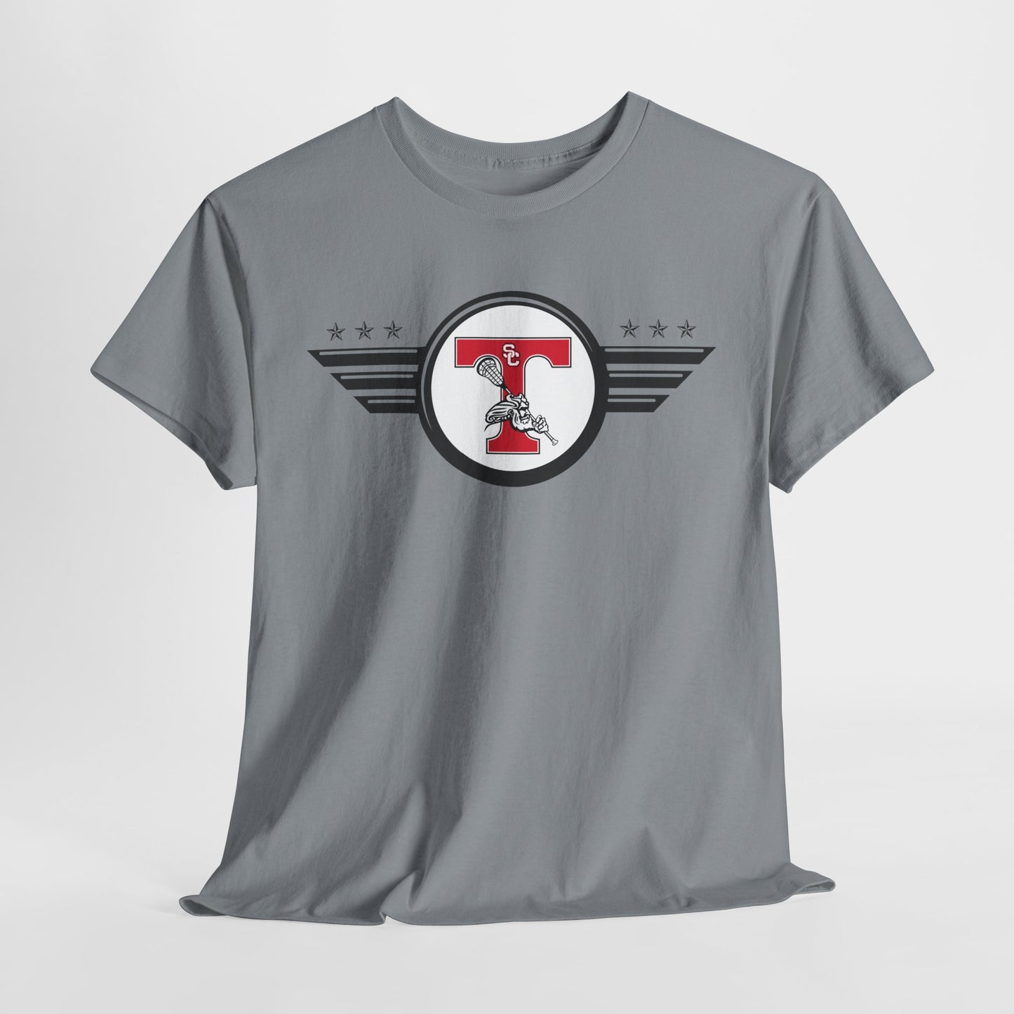 San Clemente Lacrosse Unisex Heavy Cotton Tee Aviation T-shirt