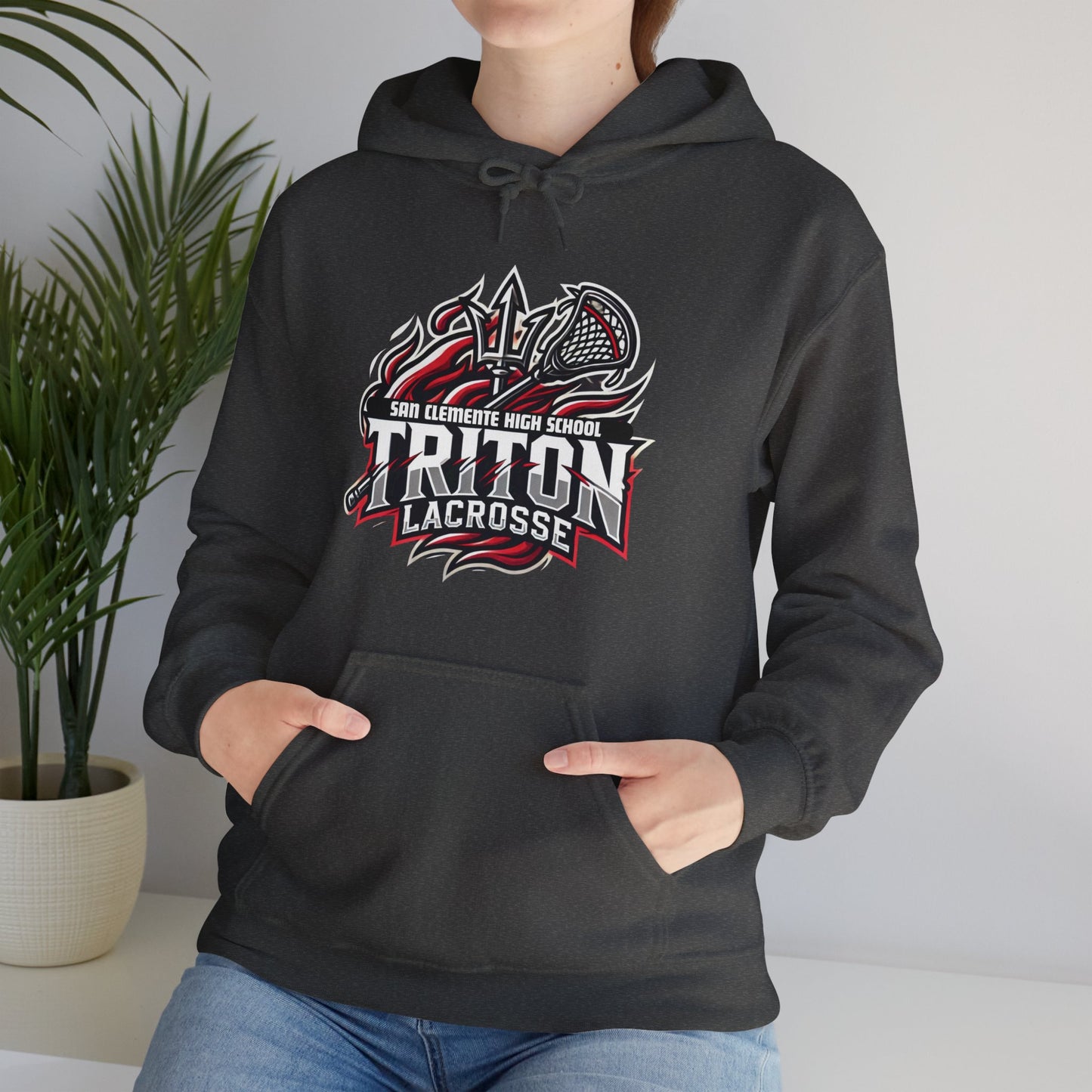 Unisex Heavy Blend™ Hooded Sweatshirt Flame Logo