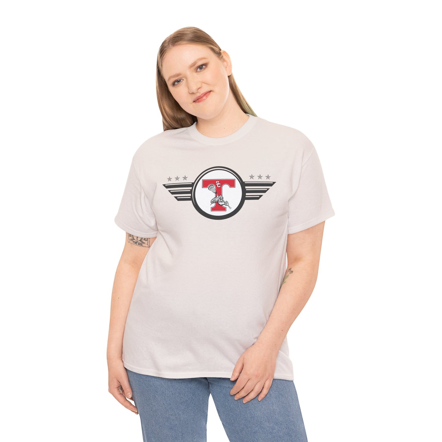 San Clemente Lacrosse Unisex Heavy Cotton Tee Aviation T-shirt