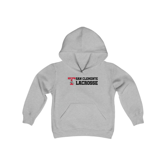 Triton Lacrosse Youth Heavy Blend Hooded Sweatshirt Logo Style