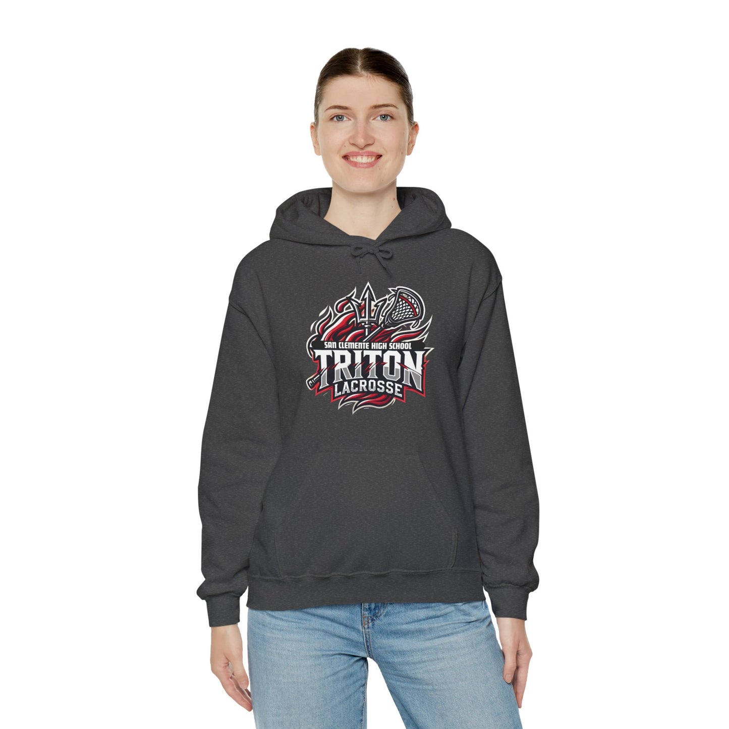 Unisex Heavy Blend™ Hooded Sweatshirt Flame Logo