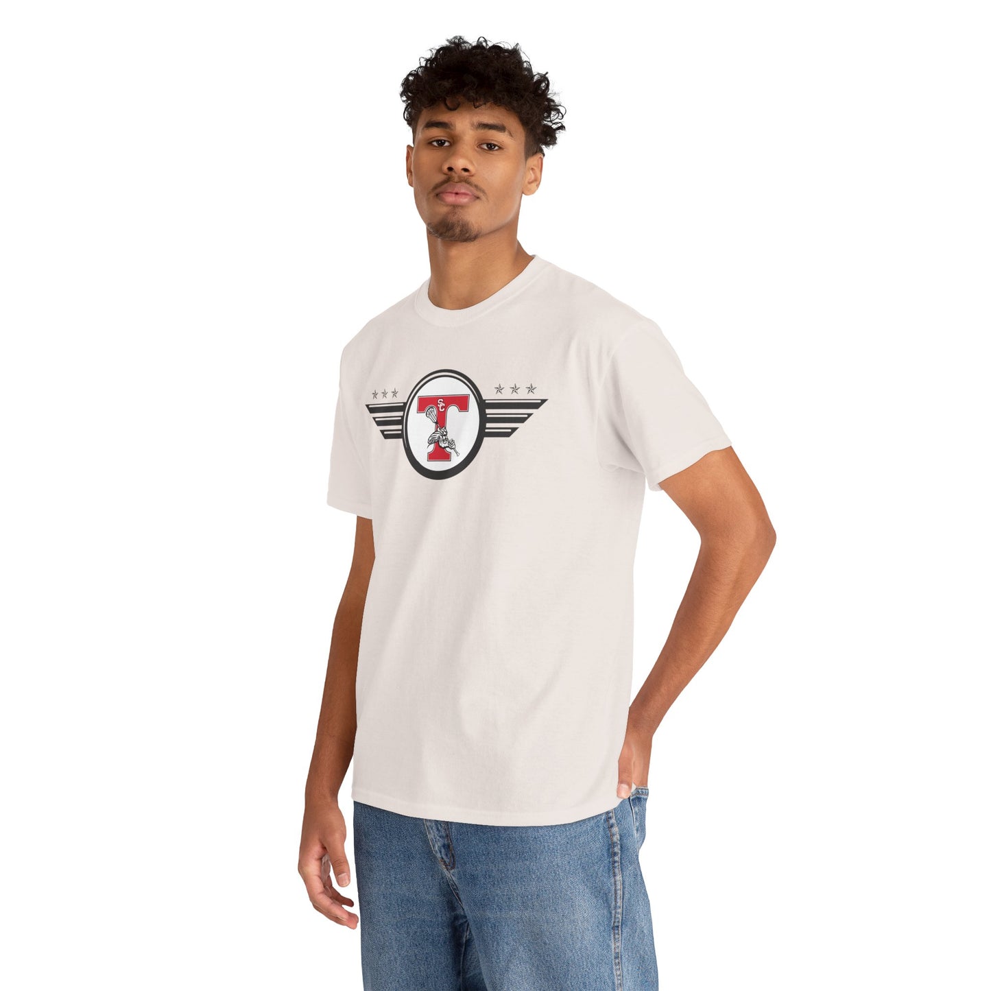 San Clemente Lacrosse Unisex Heavy Cotton Tee Aviation T-shirt
