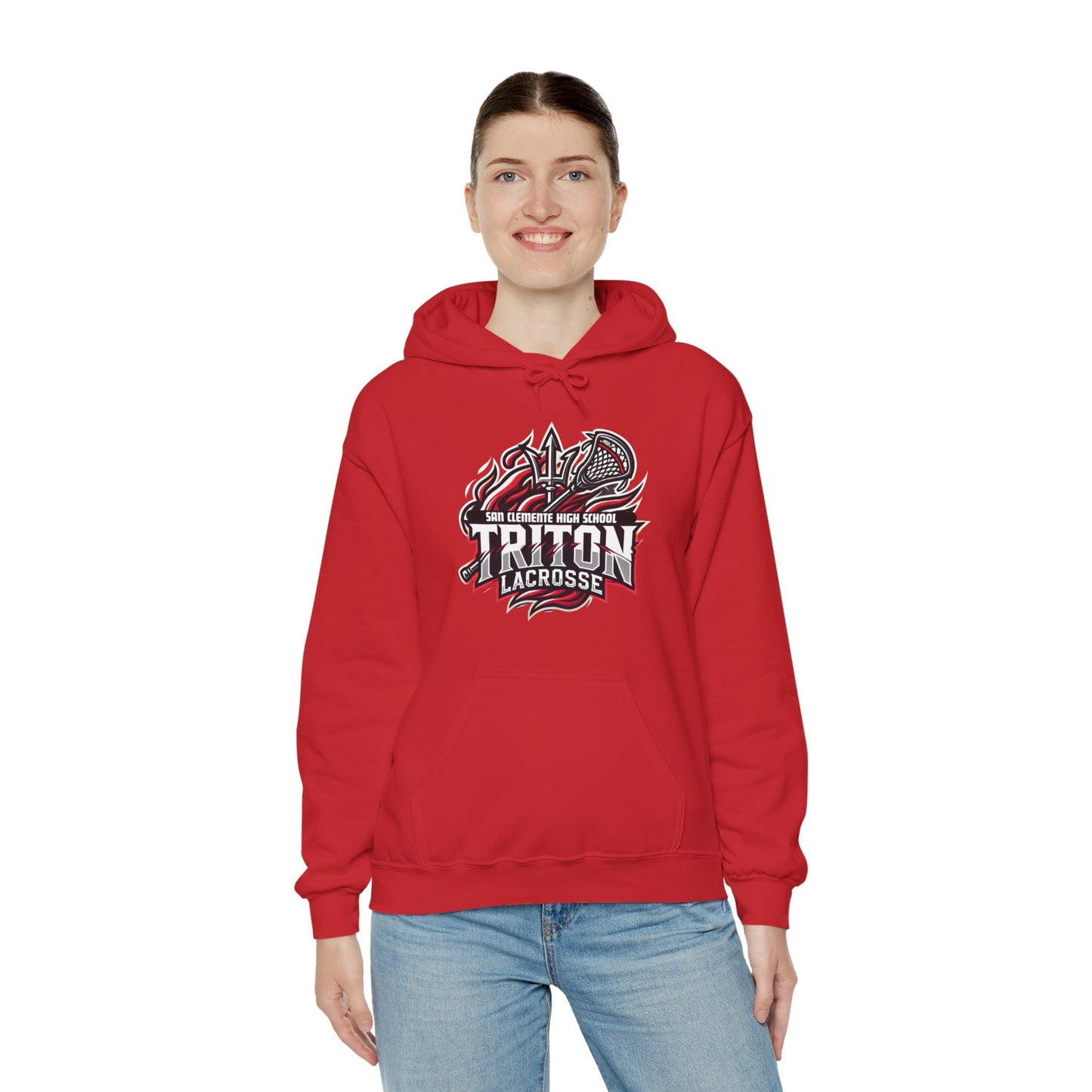 Unisex Heavy Blend™ Hooded Sweatshirt Flame Logo