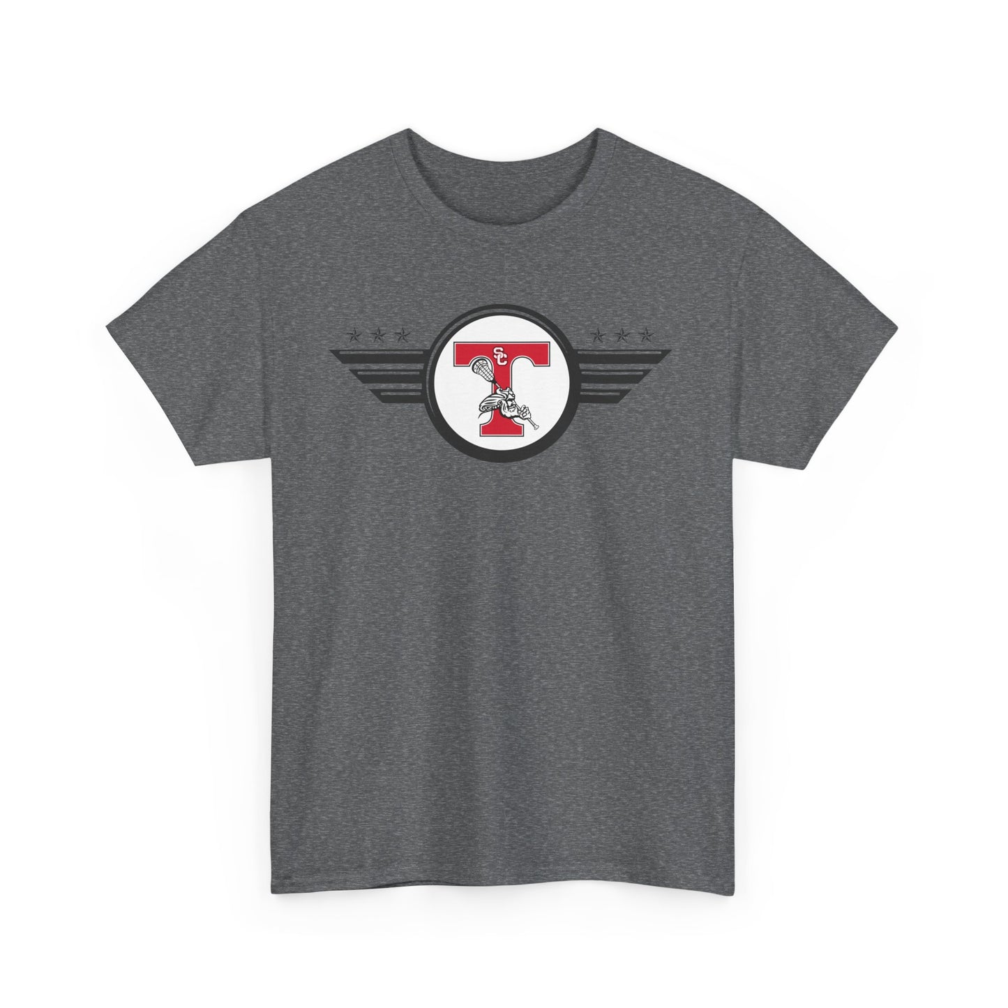 San Clemente Lacrosse Unisex Heavy Cotton Tee Aviation T-shirt