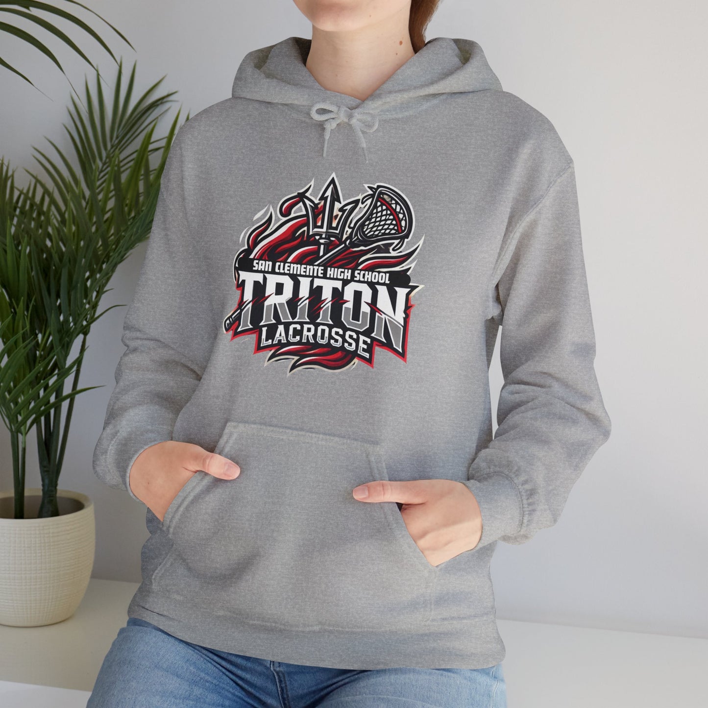Unisex Heavy Blend™ Hooded Sweatshirt Flame Logo
