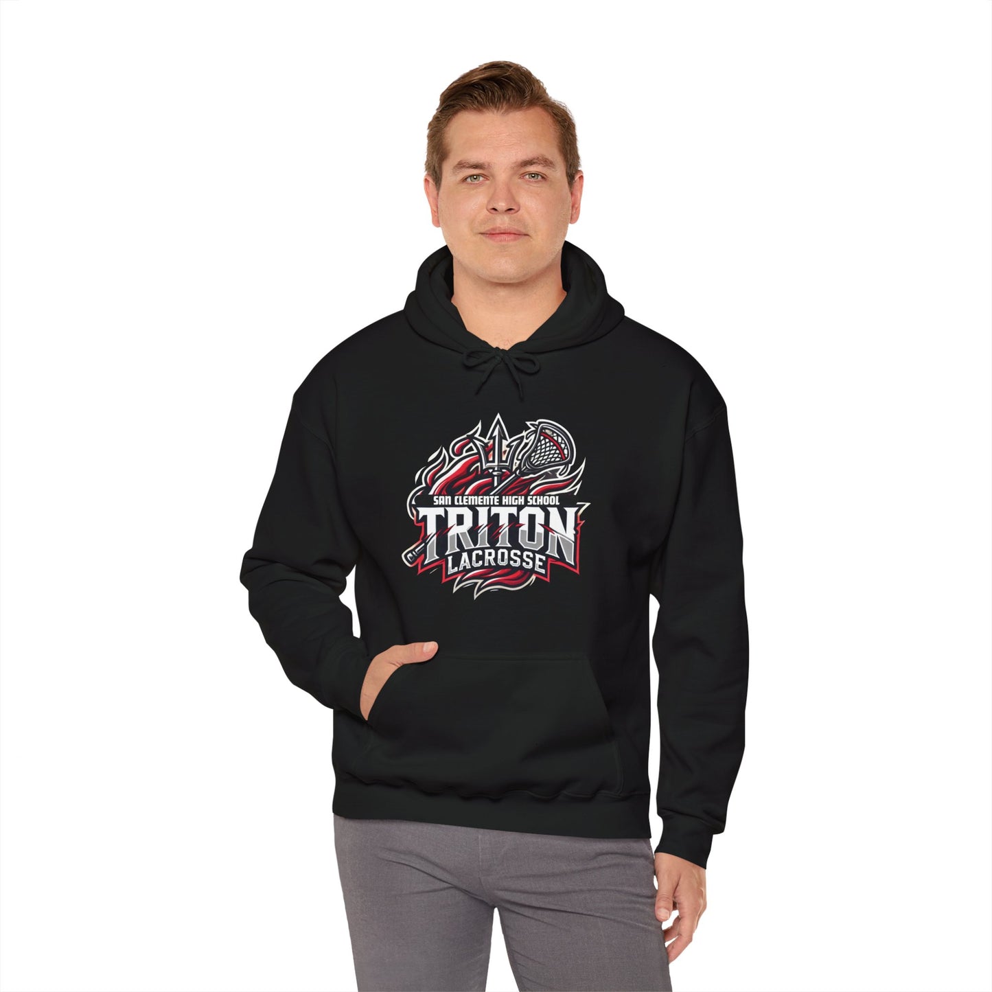 Unisex Heavy Blend™ Hooded Sweatshirt Flame Logo