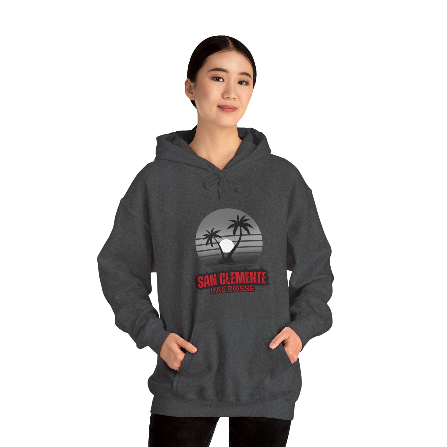 Unisex Heavy Blend™ Hooded Sweatshirt Sunset Logo
