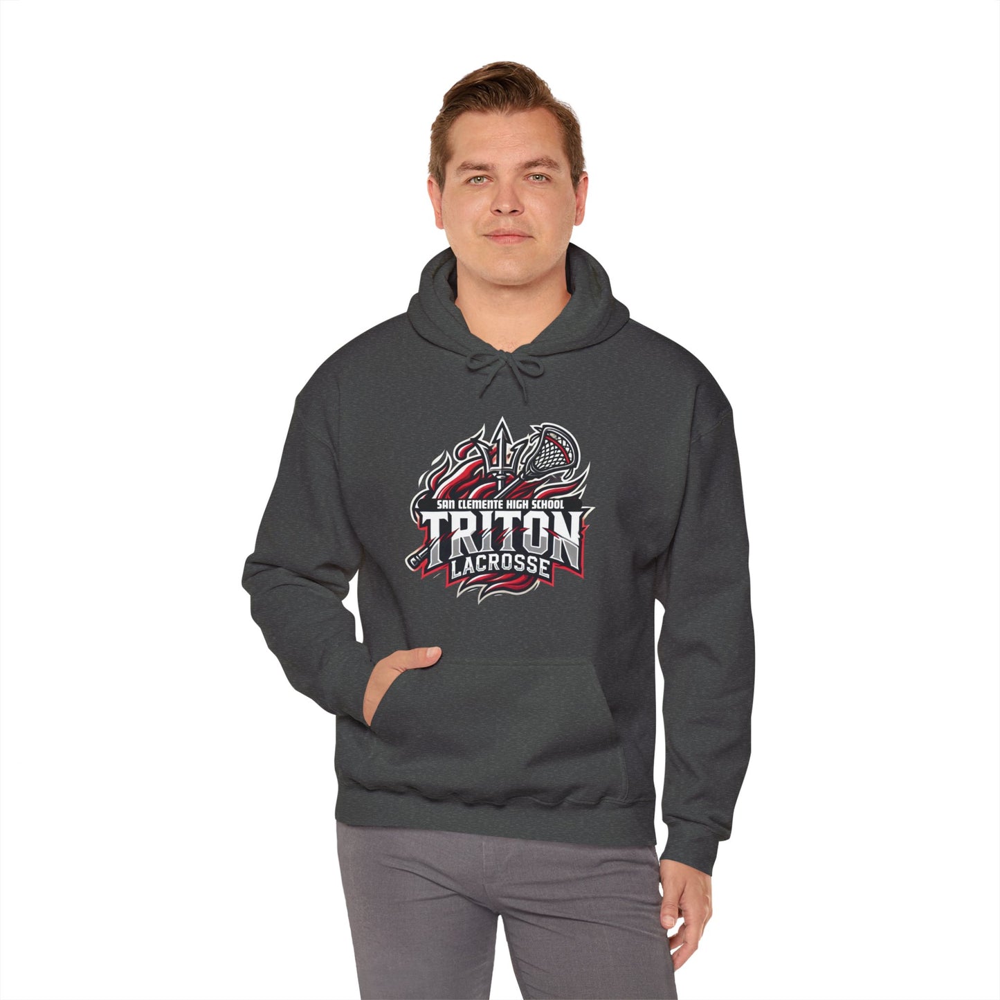 Unisex Heavy Blend™ Hooded Sweatshirt Flame Logo