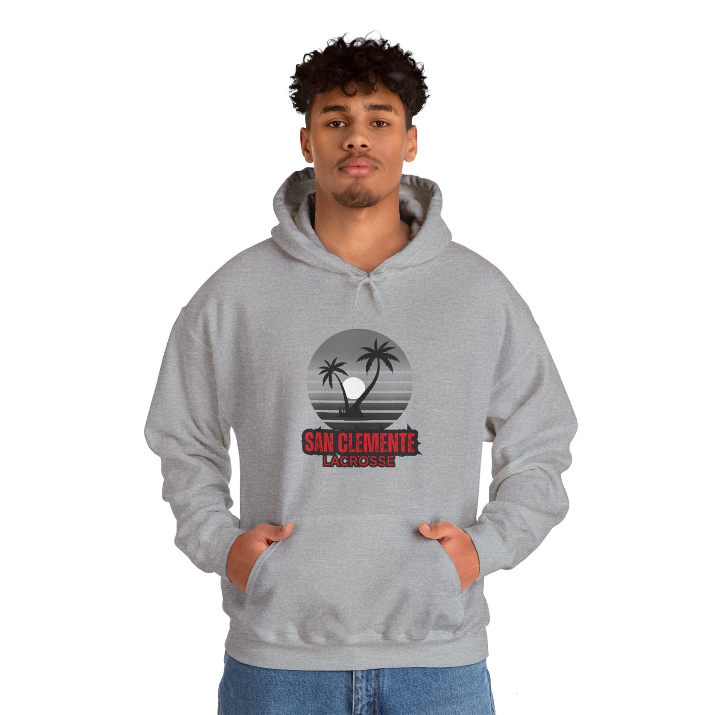 Unisex Heavy Blend™ Hooded Sweatshirt Sunset Logo