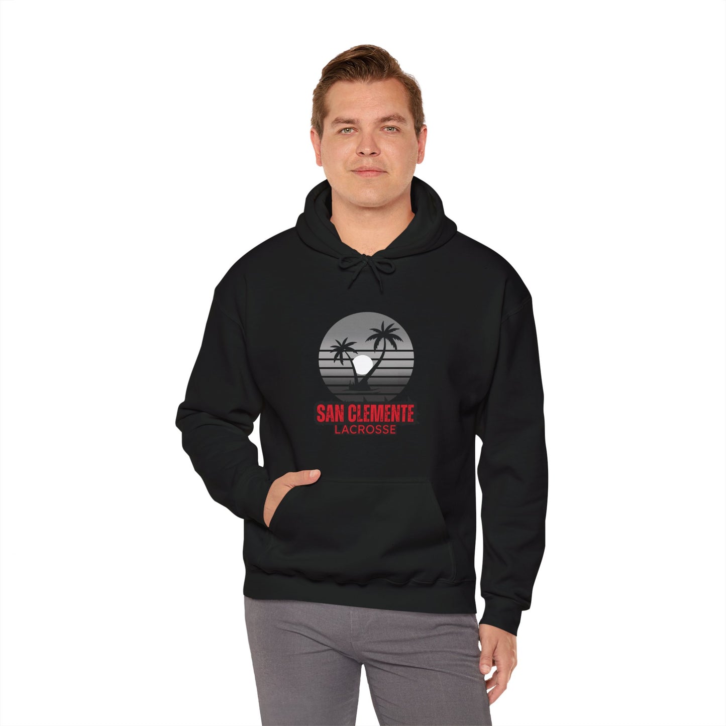 Unisex Heavy Blend™ Hooded Sweatshirt Sunset Logo