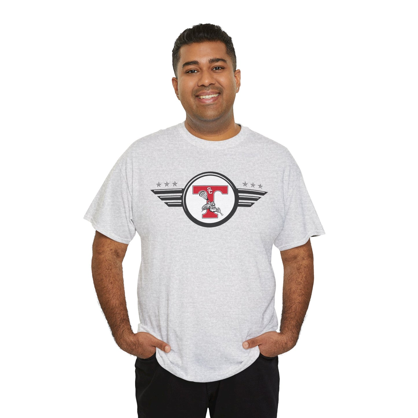 San Clemente Lacrosse Unisex Heavy Cotton Tee Aviation T-shirt