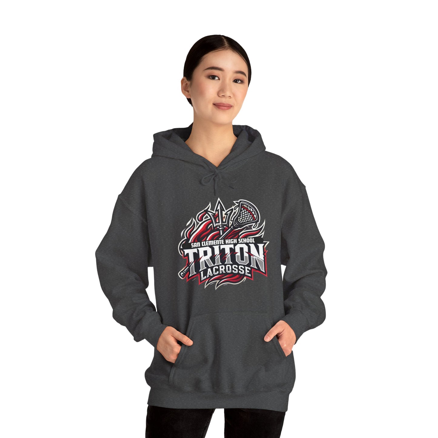 Unisex Heavy Blend™ Hooded Sweatshirt Flame Logo