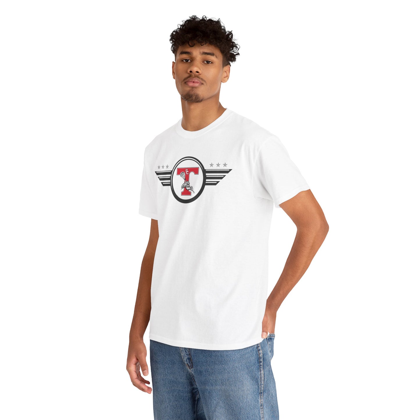 San Clemente Lacrosse Unisex Heavy Cotton Tee Aviation T-shirt