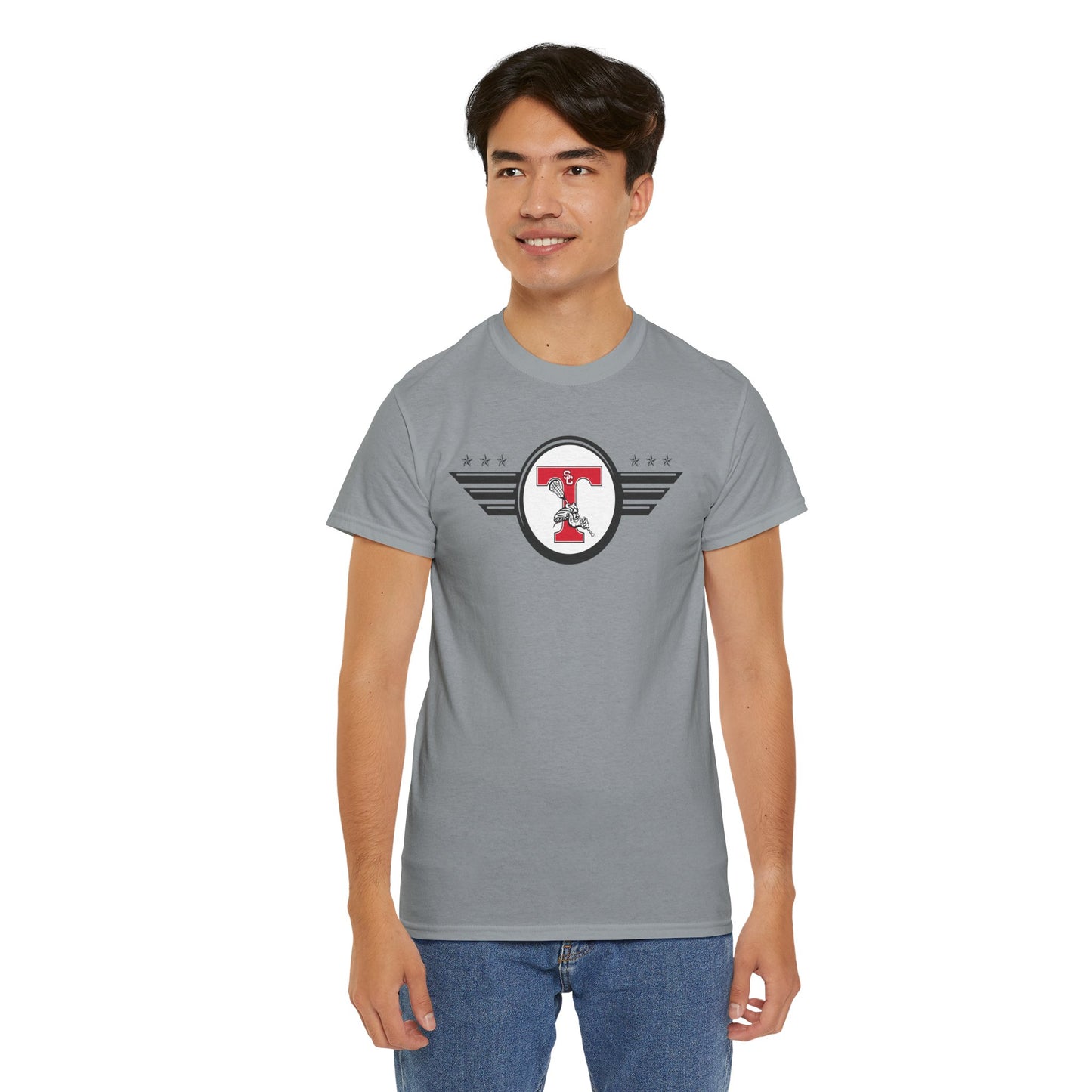 San Clemente Lacrosse Unisex Heavy Cotton Tee Aviation T-shirt