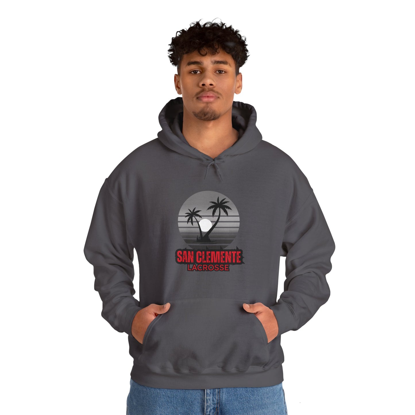 Unisex Heavy Blend™ Hooded Sweatshirt Sunset Logo