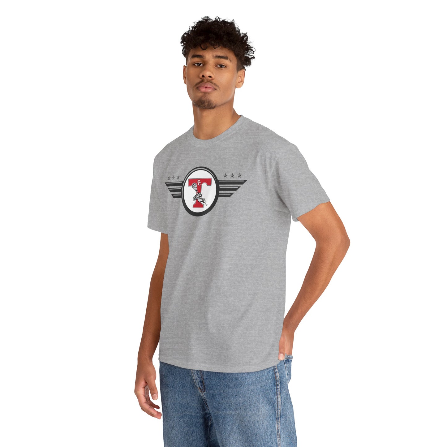 San Clemente Lacrosse Unisex Heavy Cotton Tee Aviation T-shirt
