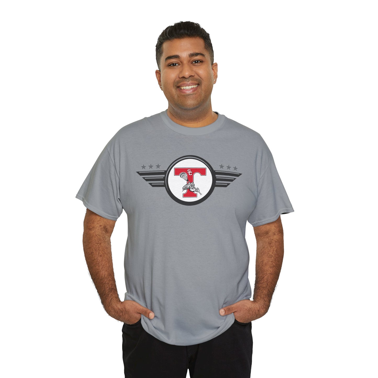 San Clemente Lacrosse Unisex Heavy Cotton Tee Aviation T-shirt
