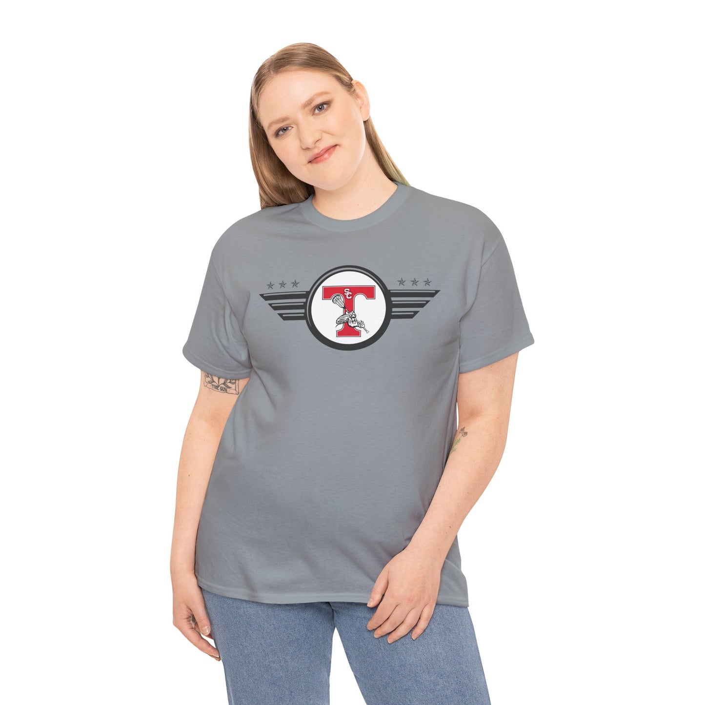 San Clemente Lacrosse Unisex Heavy Cotton Tee Aviation T-shirt
