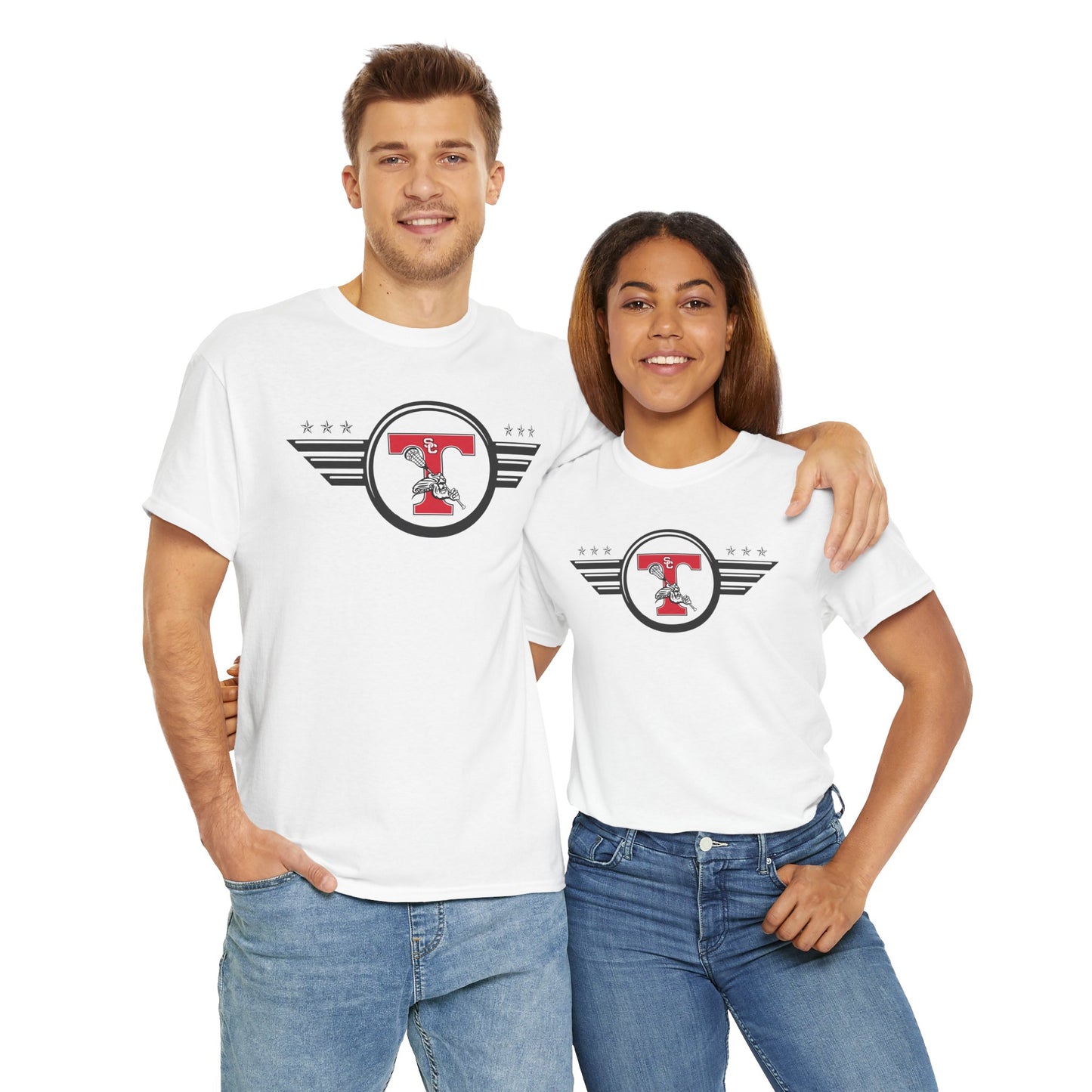 San Clemente Lacrosse Unisex Heavy Cotton Tee Aviation T-shirt