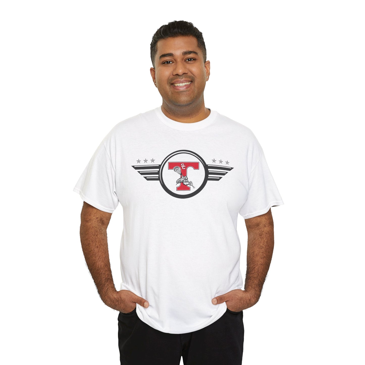 San Clemente Lacrosse Unisex Heavy Cotton Tee Aviation T-shirt