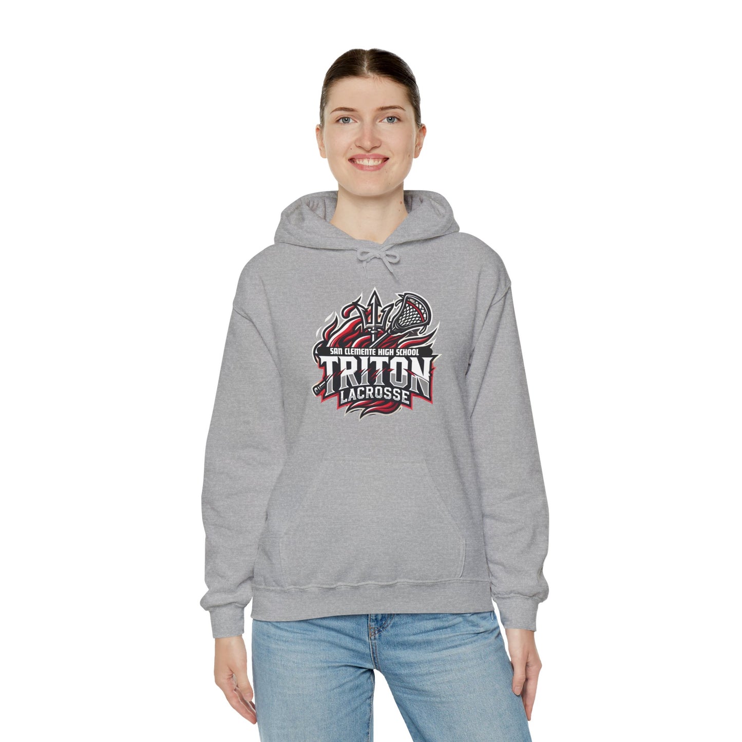Unisex Heavy Blend™ Hooded Sweatshirt Flame Logo