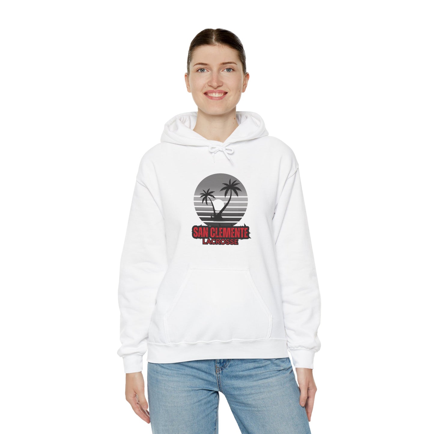 Unisex Heavy Blend™ Hooded Sweatshirt Sunset Logo