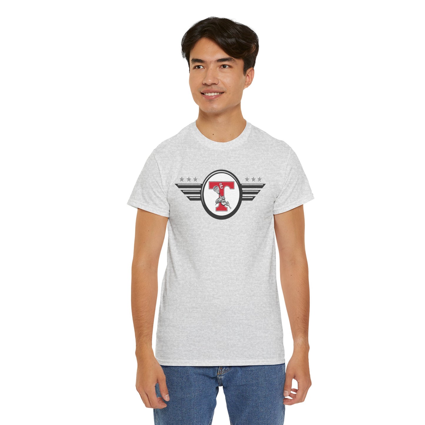 San Clemente Lacrosse Unisex Heavy Cotton Tee Aviation T-shirt