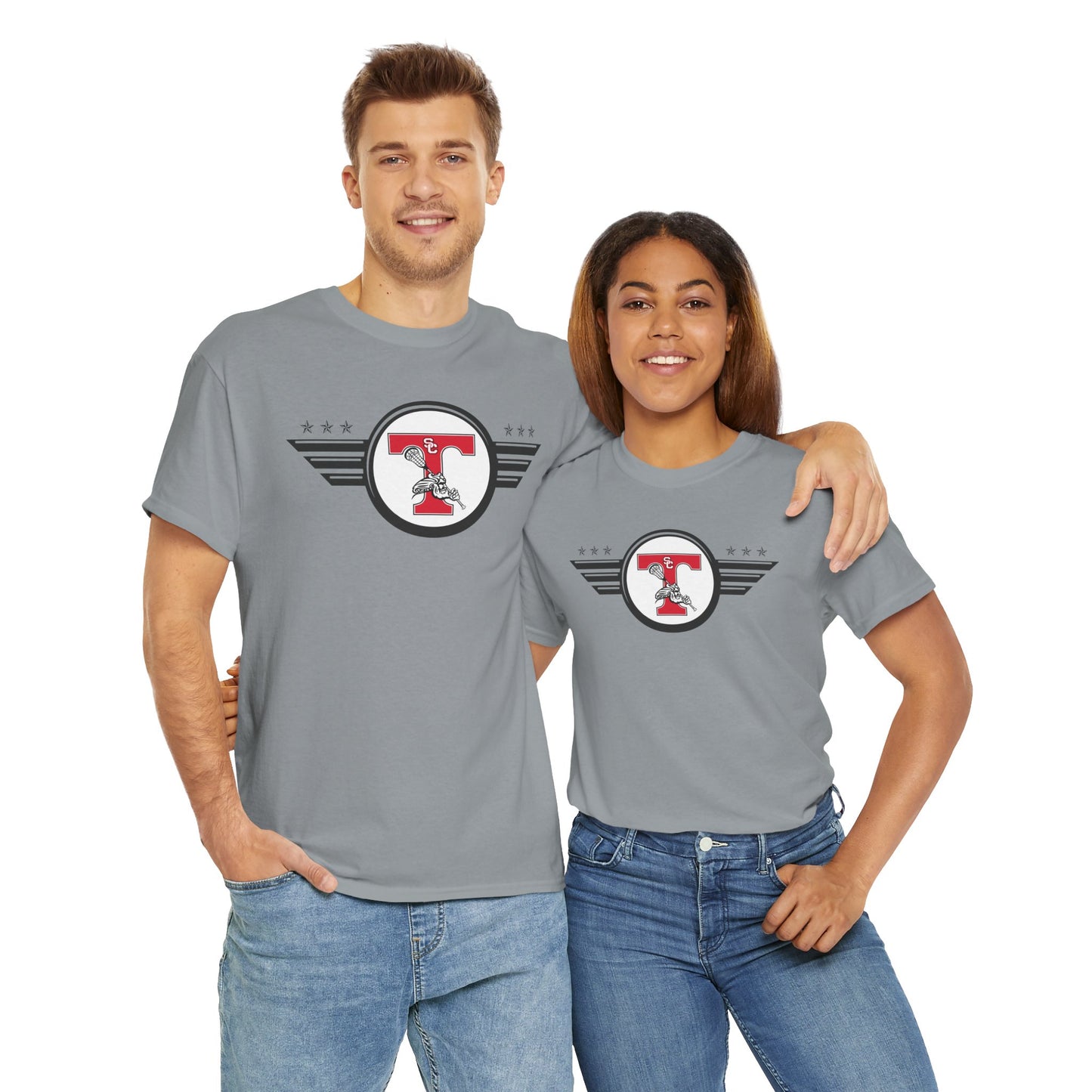 San Clemente Lacrosse Unisex Heavy Cotton Tee Aviation T-shirt
