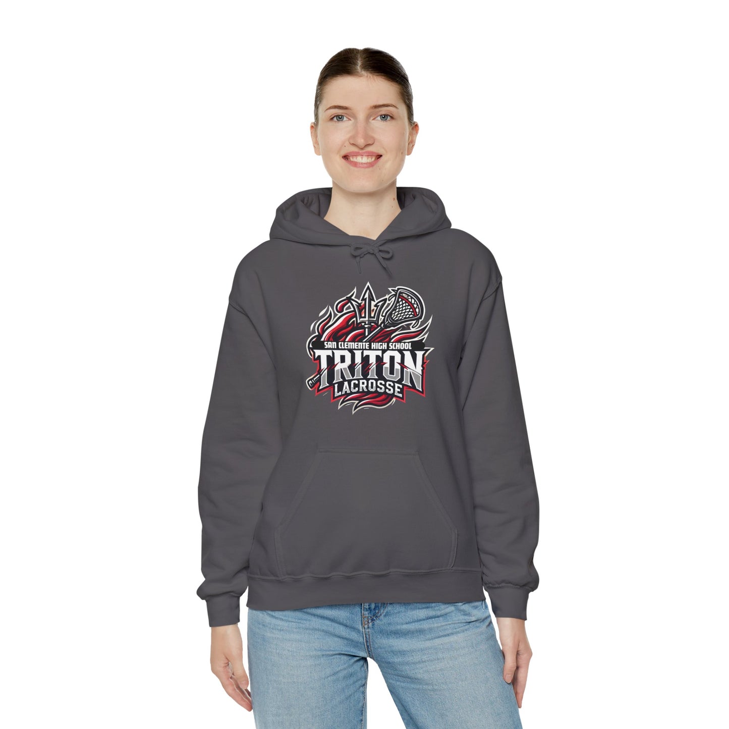 Unisex Heavy Blend™ Hooded Sweatshirt Flame Logo