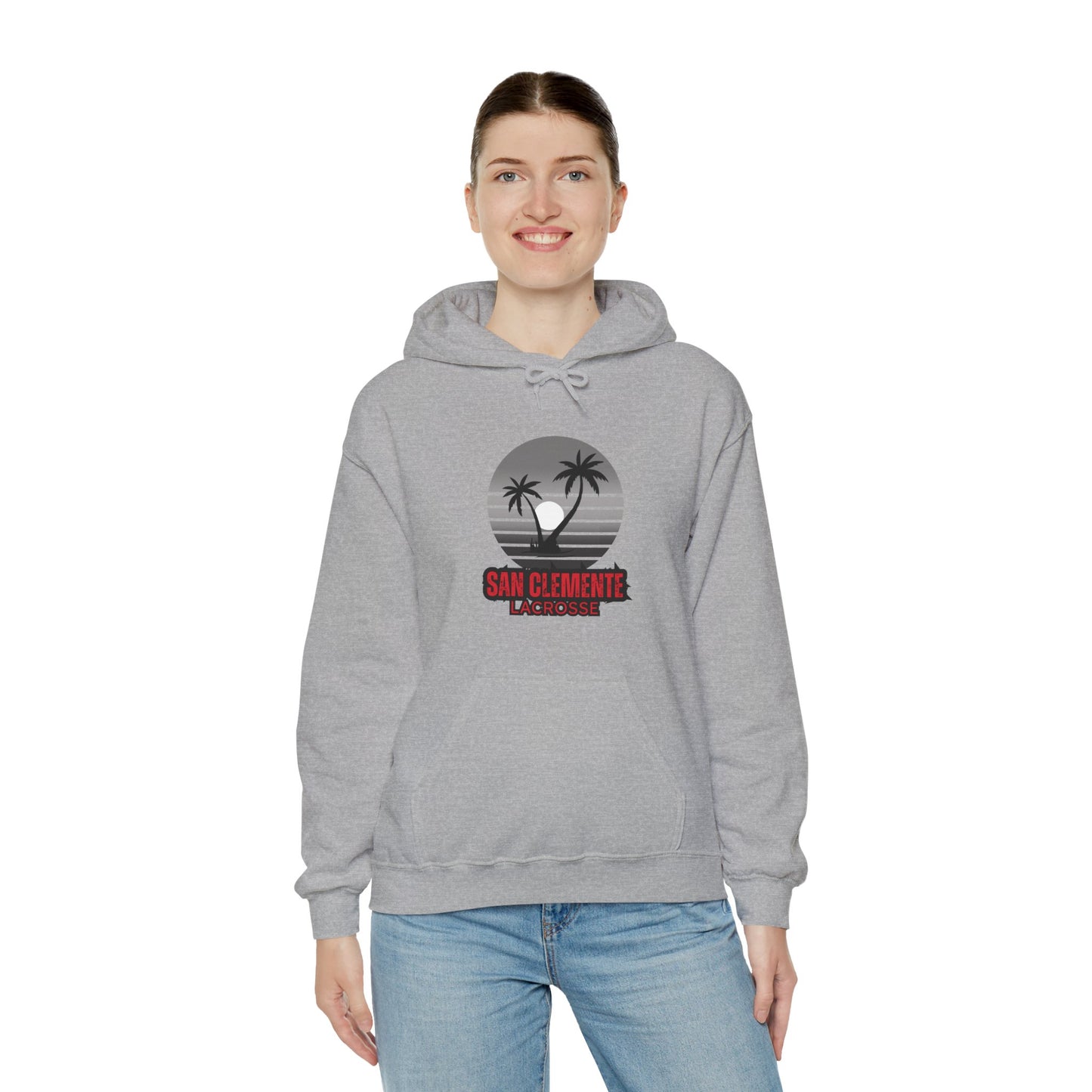 Unisex Heavy Blend™ Hooded Sweatshirt Sunset Logo