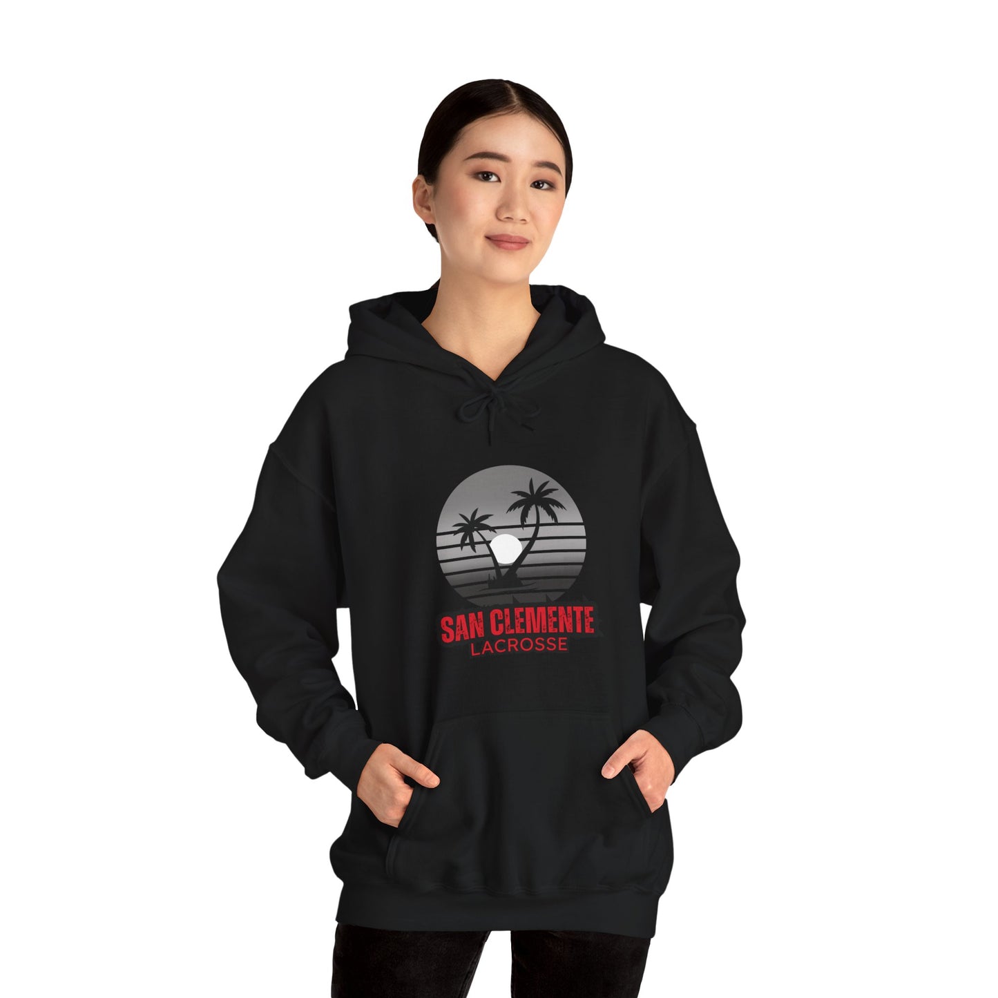 Unisex Heavy Blend™ Hooded Sweatshirt Sunset Logo