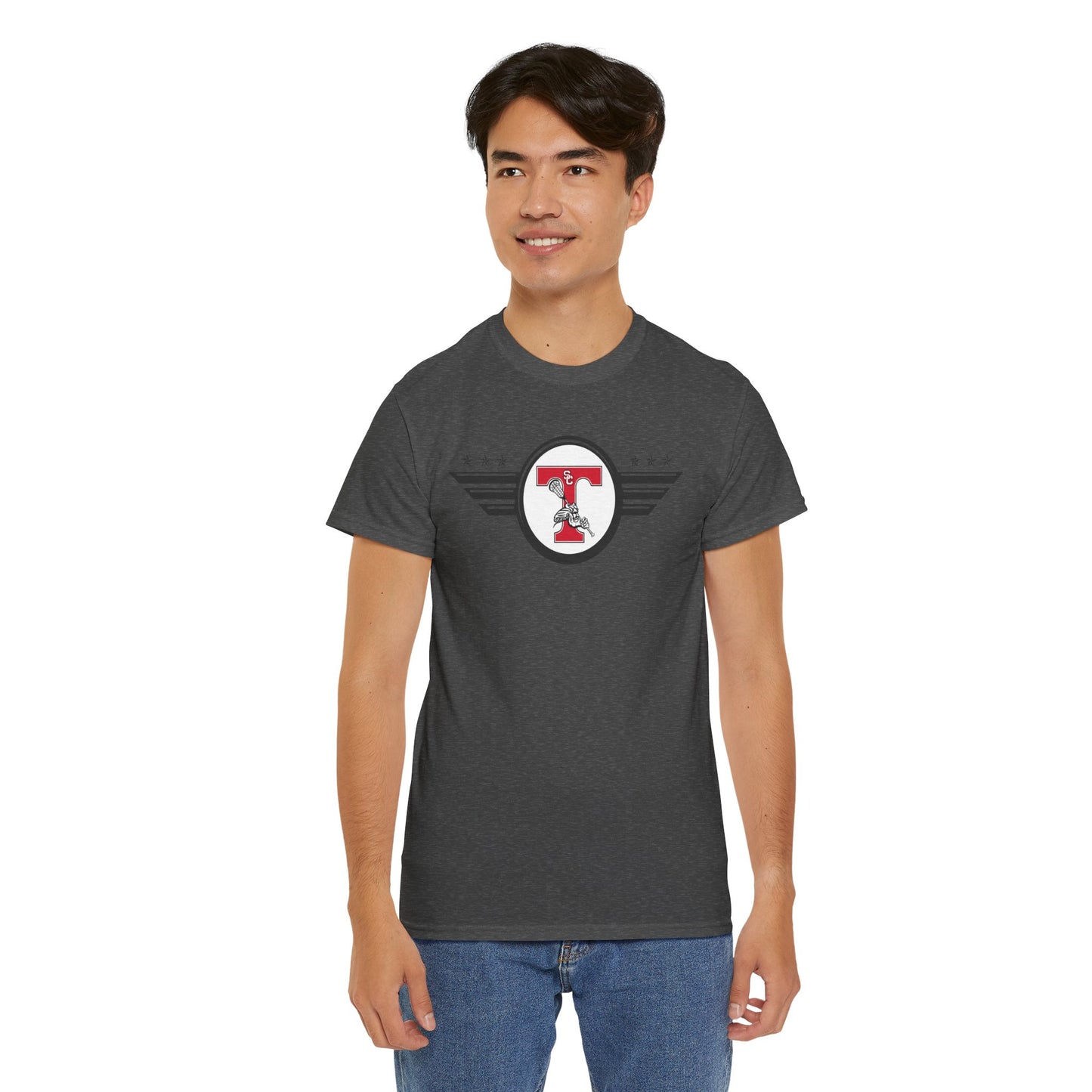 San Clemente Lacrosse Unisex Heavy Cotton Tee Aviation T-shirt