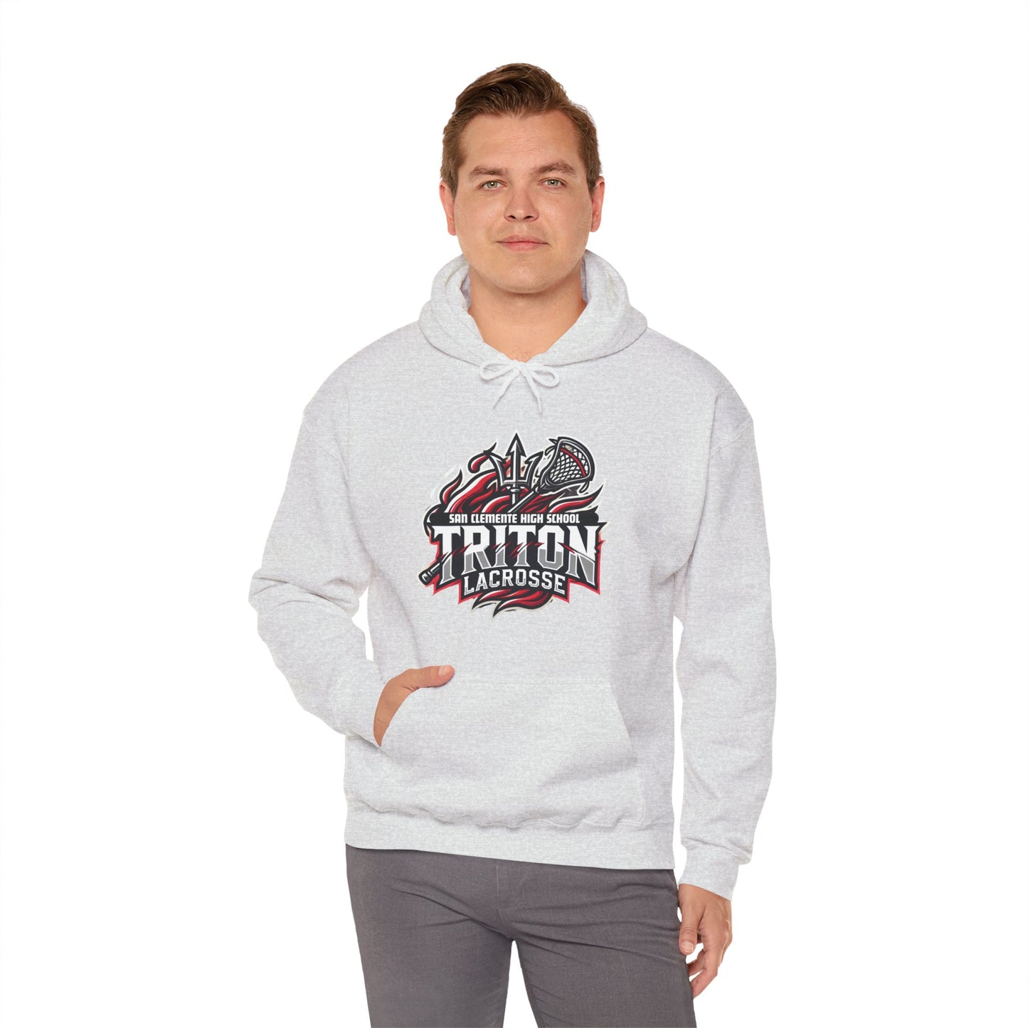 Unisex Heavy Blend™ Hooded Sweatshirt Flame Logo