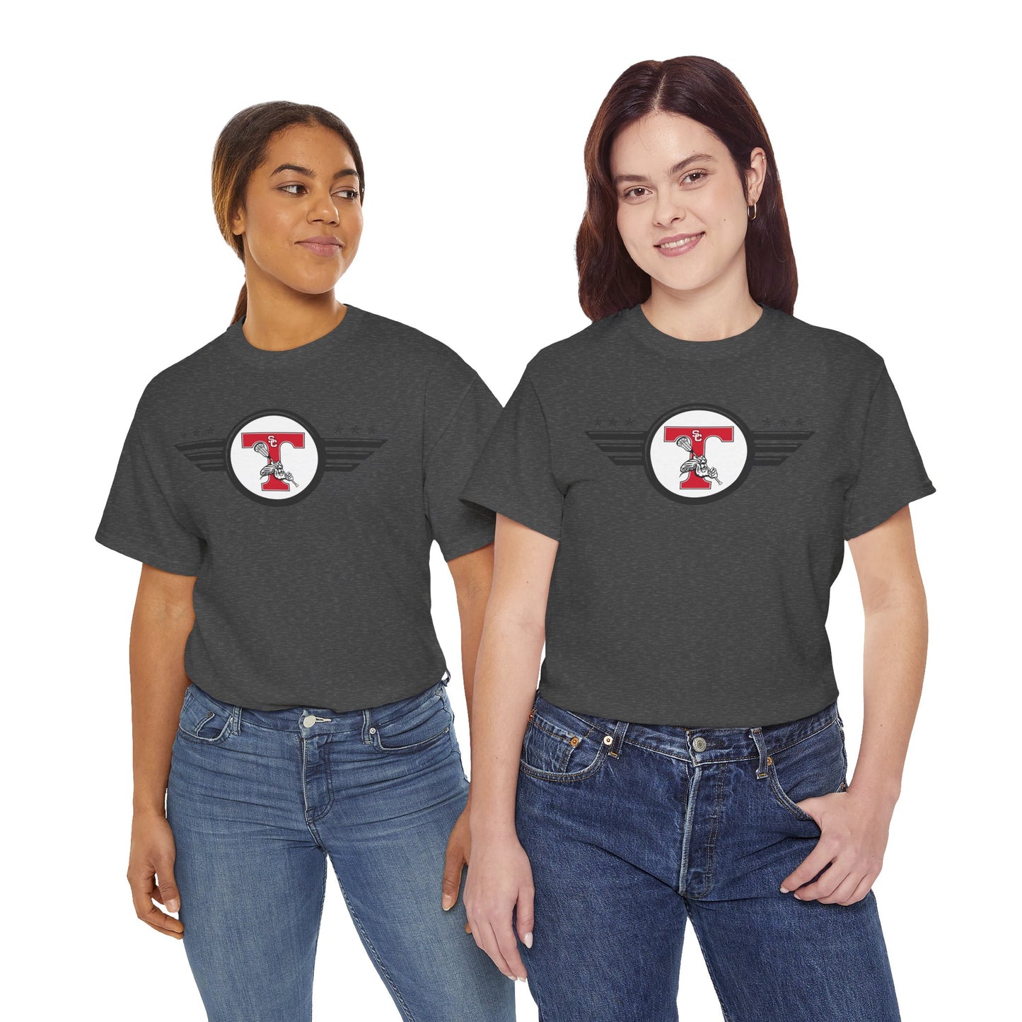 San Clemente Lacrosse Unisex Heavy Cotton Tee Aviation T-shirt