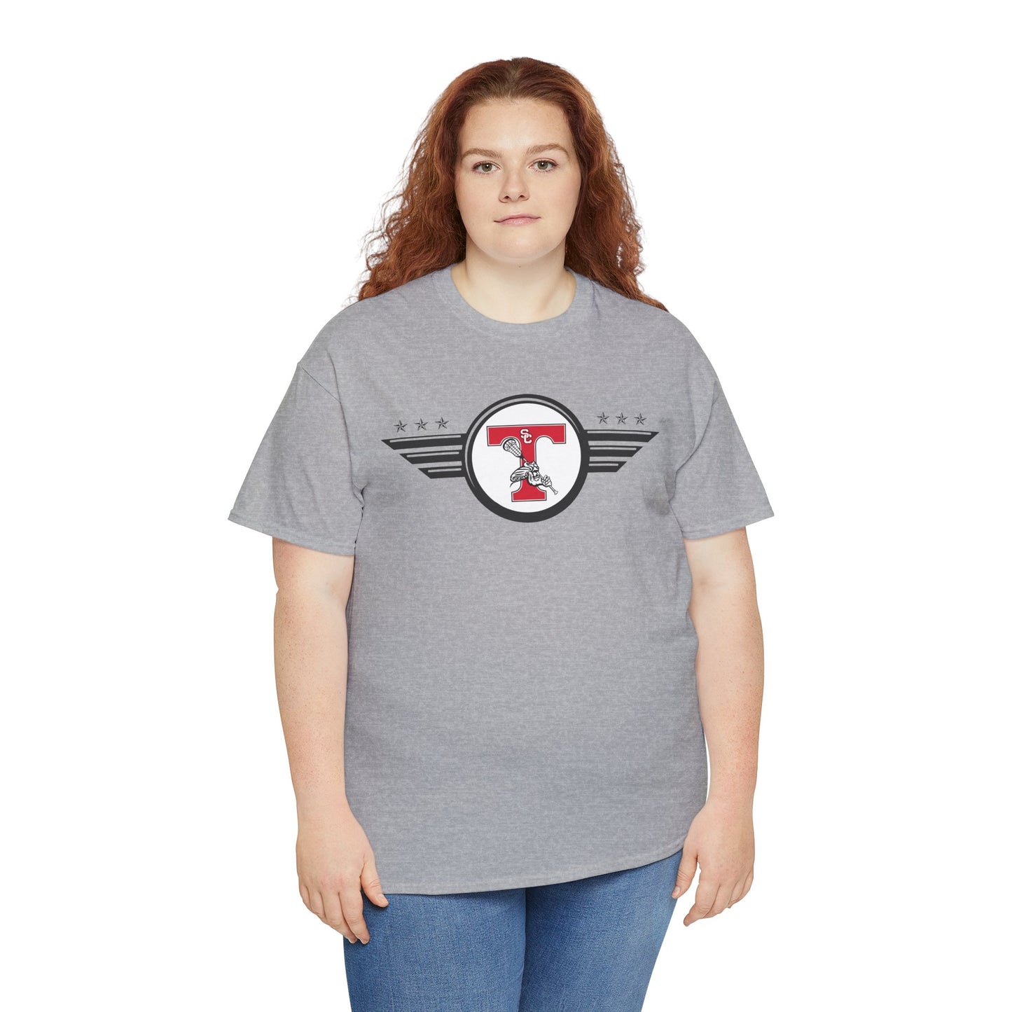 San Clemente Lacrosse Unisex Heavy Cotton Tee Aviation T-shirt