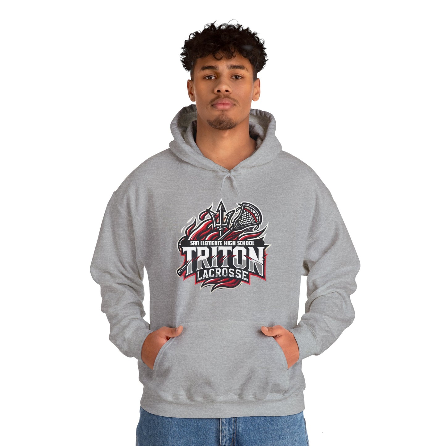 Unisex Heavy Blend™ Hooded Sweatshirt Flame Logo